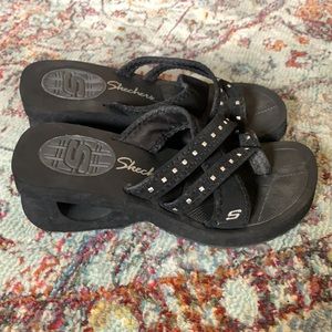 COPY - 90’s Y2K Cut-out Platform Sketcher Flip Flop